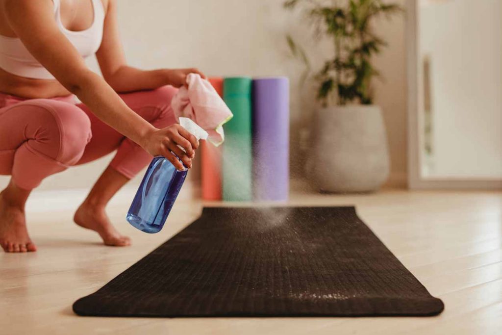 Yogamatten Pflege und Reinigung - gewusst wie