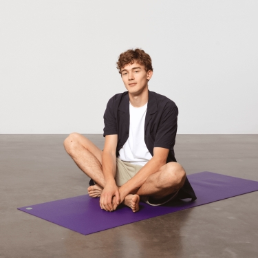 Yoga mat Studio 4,5mm, 183x60cm, brown 