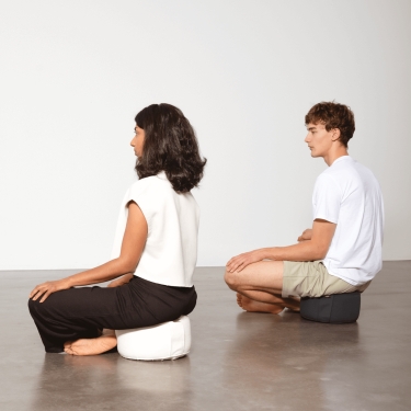Meditationskissen Basic 14cm, rotorange 