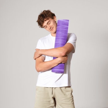 Yogamatte Flow 6mm, 183x61cm, blau 