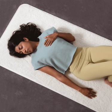 Yoga mat new wool, 75x200cm, natural 