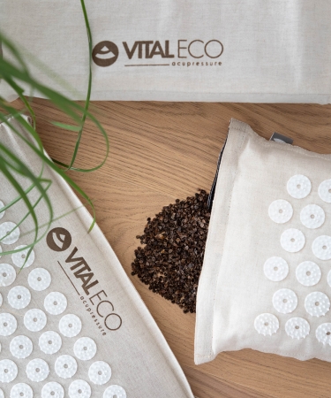 Akupressurmatte & Kissen Set Vital Eco 