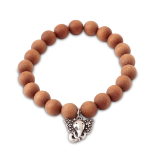 Mala bracelet SANDAL - Ganesha 