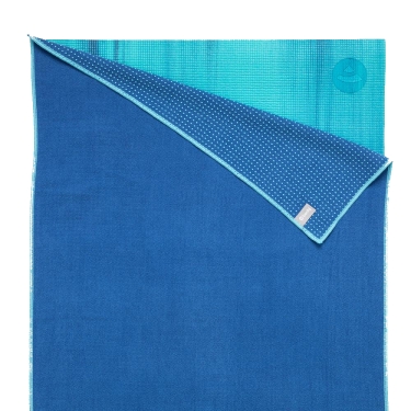 Yogahandtuch blau/aqua 