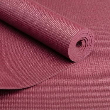 Yoga Mat Asana 4.5mm 183x60cm, red plum 