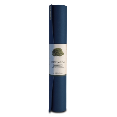 JadeYoga Harmony Professional Yogamatte 188 cm | Extra lang & extrem rutschfest, midnight blue 