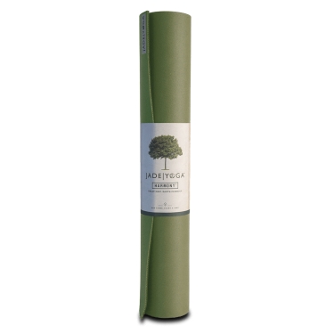JadeYoga Harmony Professional Yogamatte 188 cm | Extra lang & extrem rutschfest, olive green 