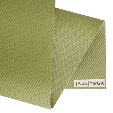 JadeYoga Harmony Professional Yogamatte 188 cm | Extra lang & extrem rutschfest, olive green 