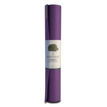 JadeYoga Harmony Professional Yogamatte 188 cm | Extra lang & extrem rutschfest, purple 