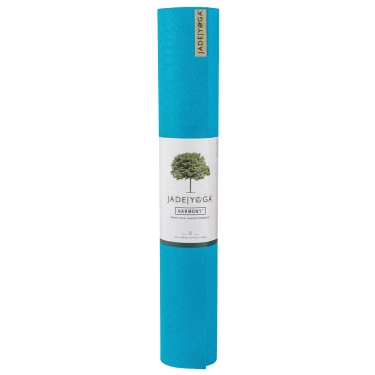 JadeYoga Harmony Professional Yogamatte 188 cm | Extra lang & extrem rutschfest, sky blue 
