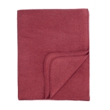 Yoga Blanket, 100% Cotton, Bordeaux 