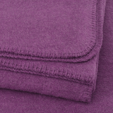 Yoga Blanket, 100% Cotton, Burgundy 