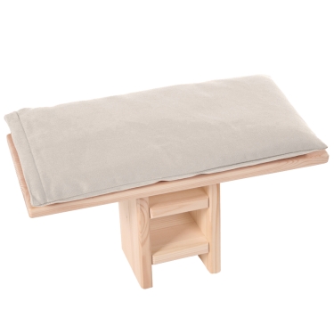 Meditation bench cushion - natural 40 x 20 cm 