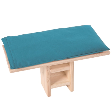 Meditation bench cushion - turquoise 40 x 20 cm 
