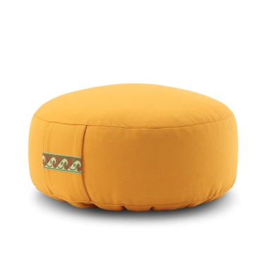 Meditation Cushion Basic 10cm, yellow 