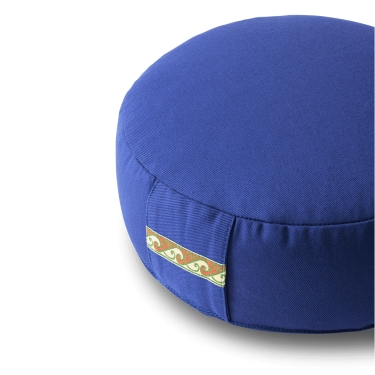 Meditation Cushion Basic 10cm, marine blue 