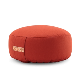 Meditationskissen Basic 10cm, rotorange 