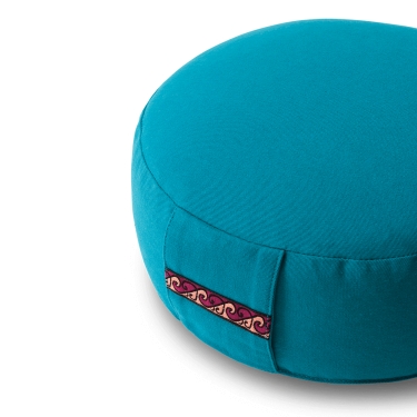 Meditation Cushion Basic 10cm, turquoise 