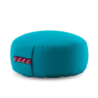 Meditation Cushion Basic 10cm, turquoise 