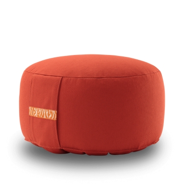 Meditation Cushion Basic 14cm, red-orange 