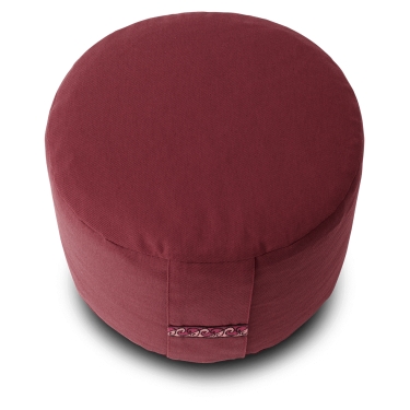 Meditation Cushion Basic 19cm, red brown 
