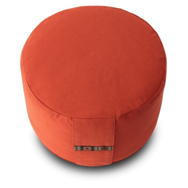 Meditation Cushion Basic 19cm, red-orange 