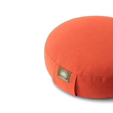 Meditation Cushion CLASSIC Yoga 7cm, red-orange 