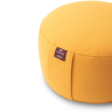 Meditation cushion BIO 14cm, yellow 