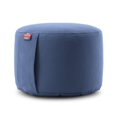 Meditation Cushion Basic Bio 19cm, dark blue 