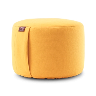 Meditation Cushion Basic Bio 19cm, yellow 