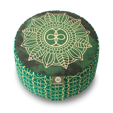 Meditationskissen Classic Chakra Style 15cm, grün 