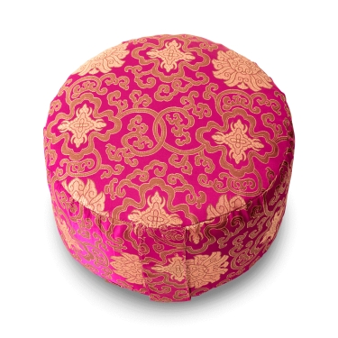 Meditation cushion BROKAT, 15cm, pink 