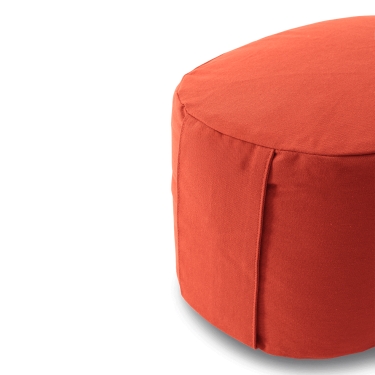 Meditationskissen Classic Oval 21cm, rotorange 