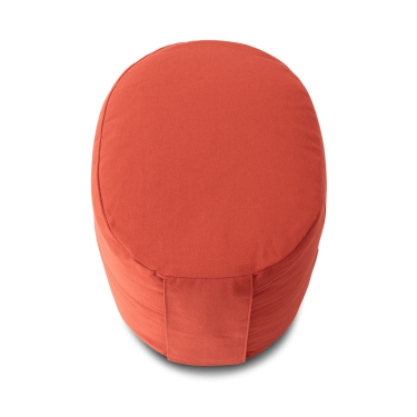 Meditationskissen Classic Oval 21cm, rotorange 