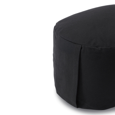 Meditationskissen Classic Oval 21cm, schwarz 