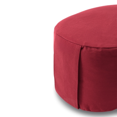 Meditationskissen Classic Oval 21cm, weinrot 