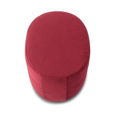 Meditationskissen Classic Oval 21cm, weinrot 