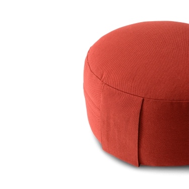 Meditation Cushion CLASSIC 14 cm, red-orange 