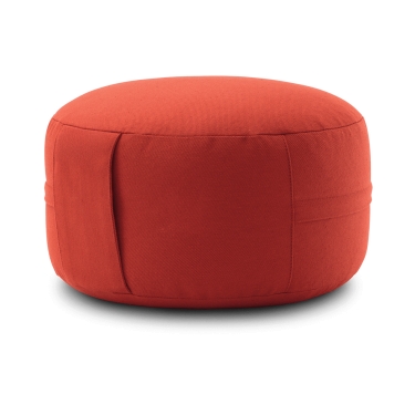 Meditation Cushion CLASSIC 14 cm, red-orange 
