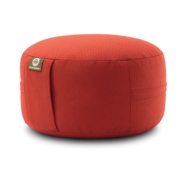 Meditation Cushion CLASSIC 14 cm, red-orange 
