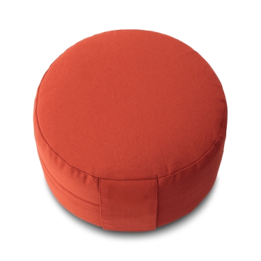 Meditation Cushion CLASSIC 14 cm, red-orange 
