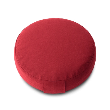 Meditation Cushion CLASSIC Yoga 7cm, strawberry red 