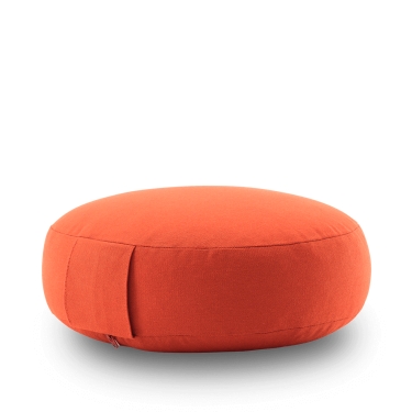 Meditation Cushion CLASSIC Yoga 7cm, red-orange 