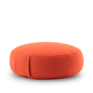 Meditation Cushion CLASSIC Yoga 7cm, red-orange 