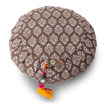 Meditation Cushion Zafu RAJA 15cm, grey-brown 