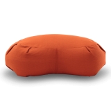 Half Moon Cushion Yoga Heart 14cm, red-orange 