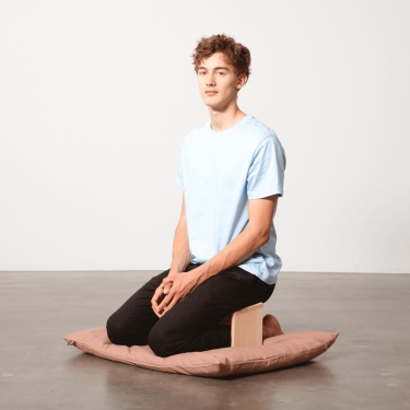 Meditation Mat YIN-YANG New wool, green 