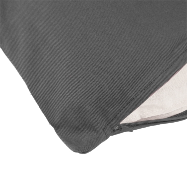 Meditationsmatte Zabuton Zen 70x90cm, Schurwolle, anthrazit 