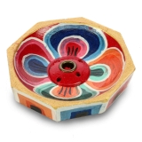 Incense Holder - Wood - Painted 
