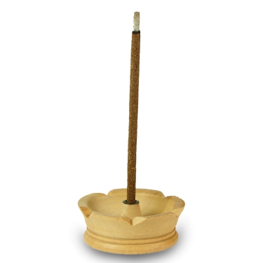 Incense Holder - Wood - Flower Shape 